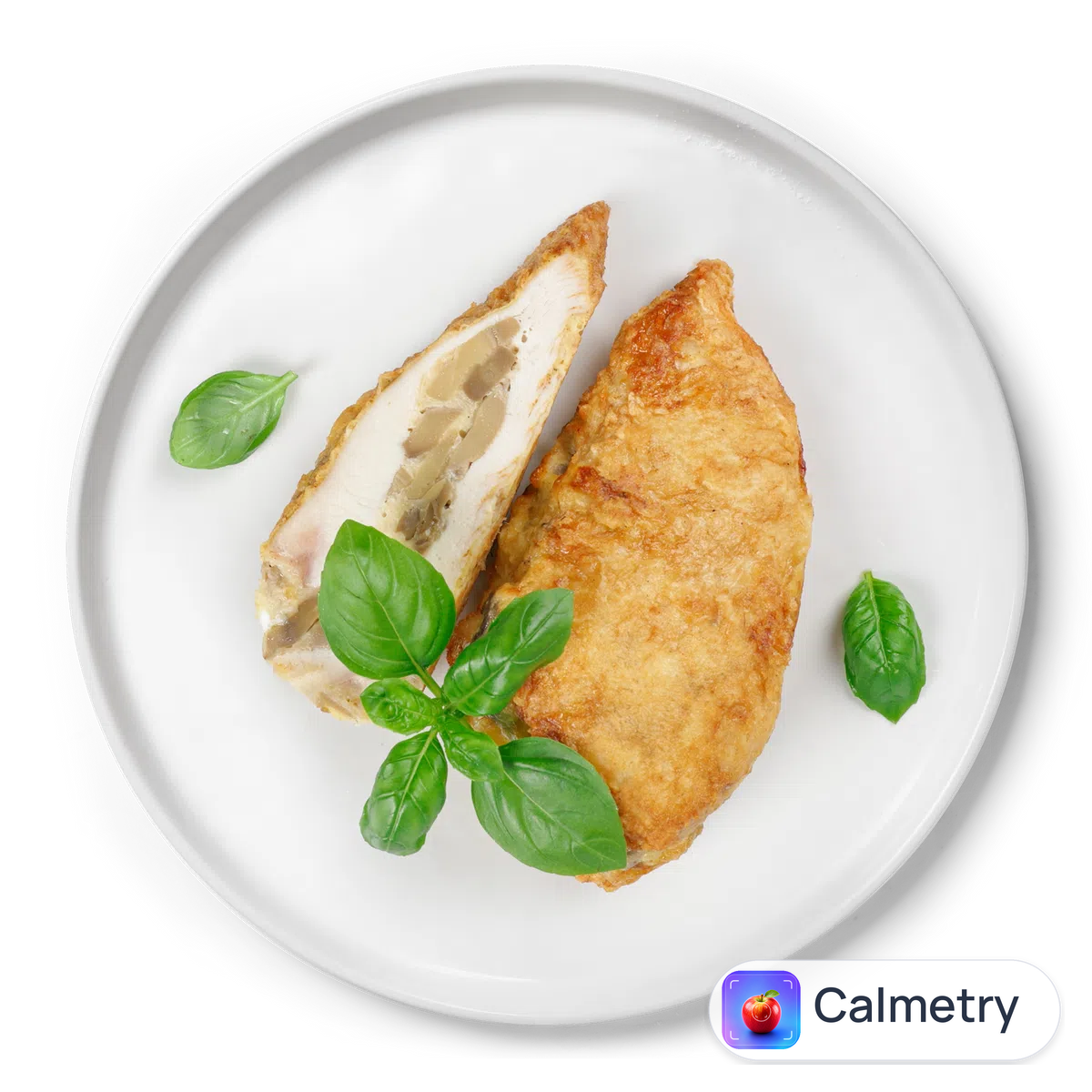 Курячий конверт з печерицями та шинкою
