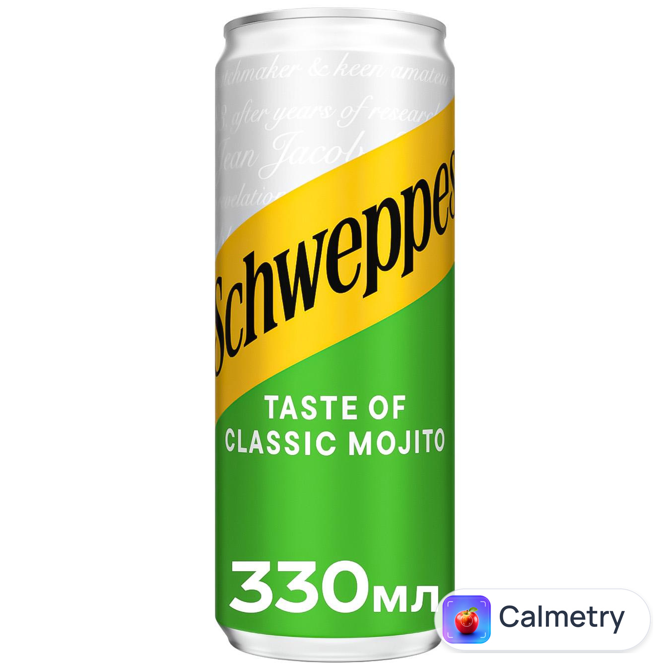 Напій газований Schweppes Classic Mojito 0,33л — фото продукту