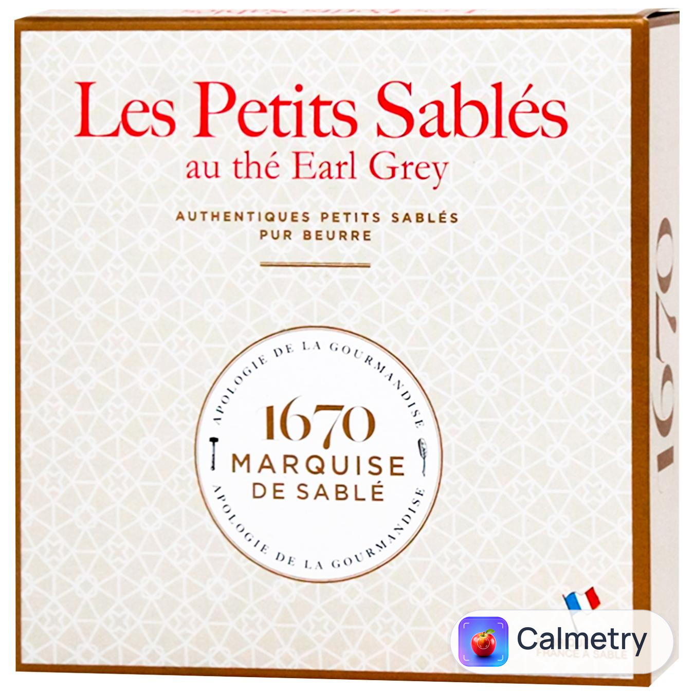 Печиво La Sablesienne з бергамотом пісочне 100г