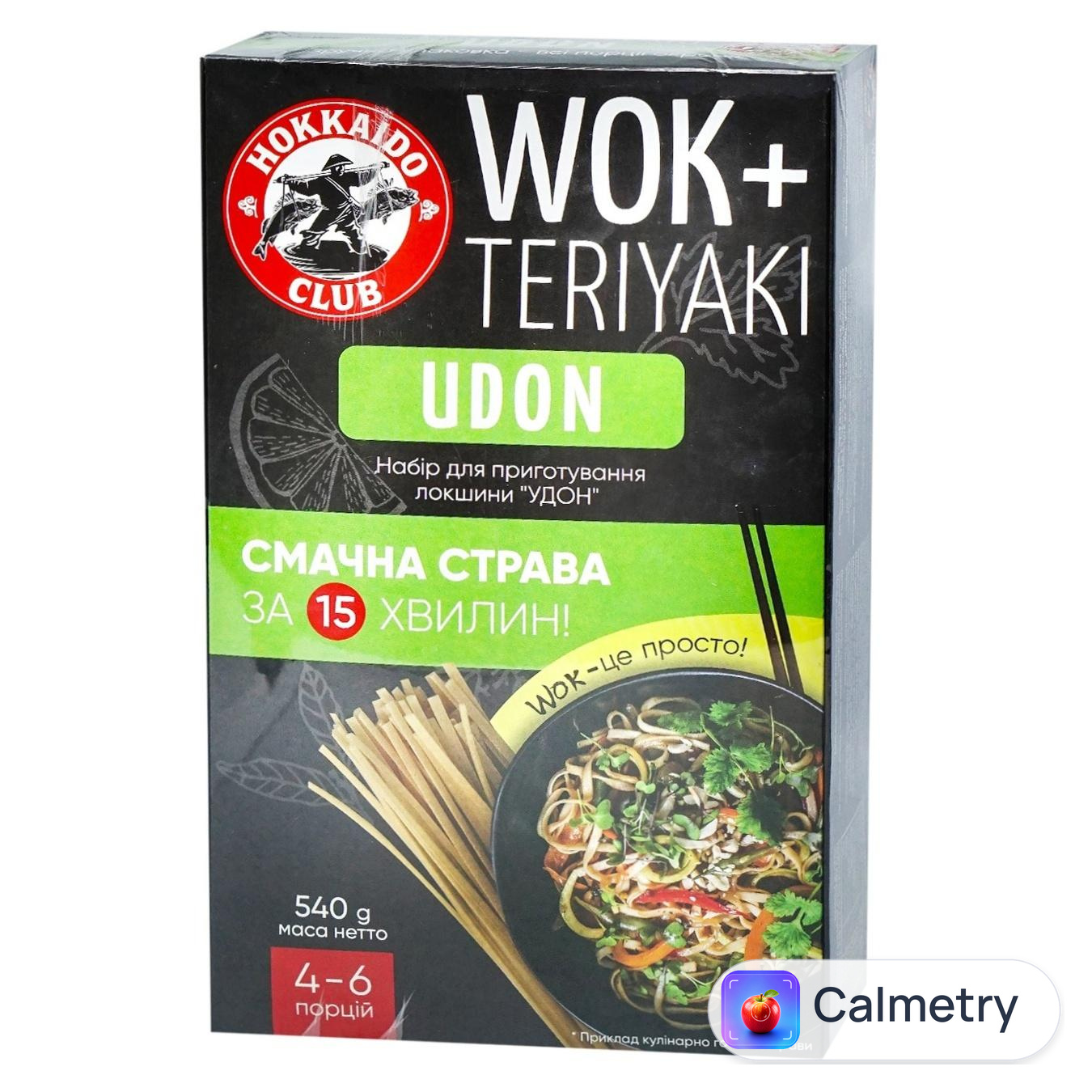 Набір Hokkaido Club WOK Udon для приготування локшини 540г — фото продукту