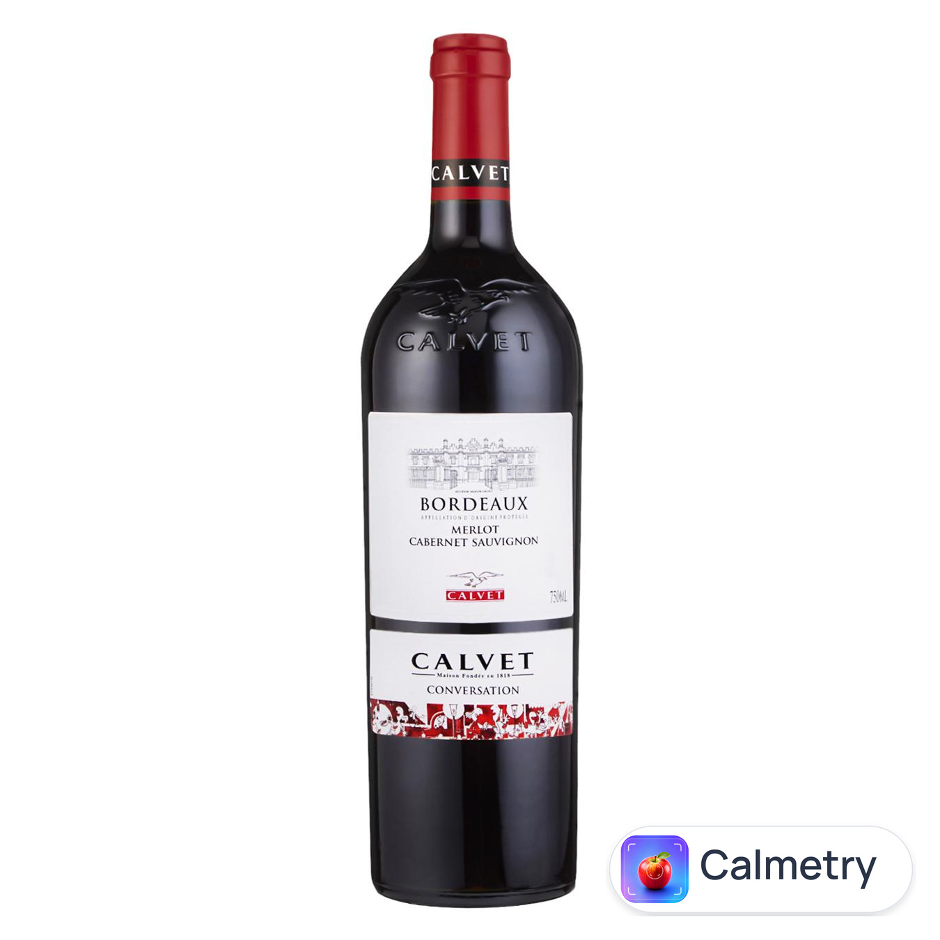 Вино Calvet Merlot Cabernet Sauvignon червоне сухе 12% 0,75л