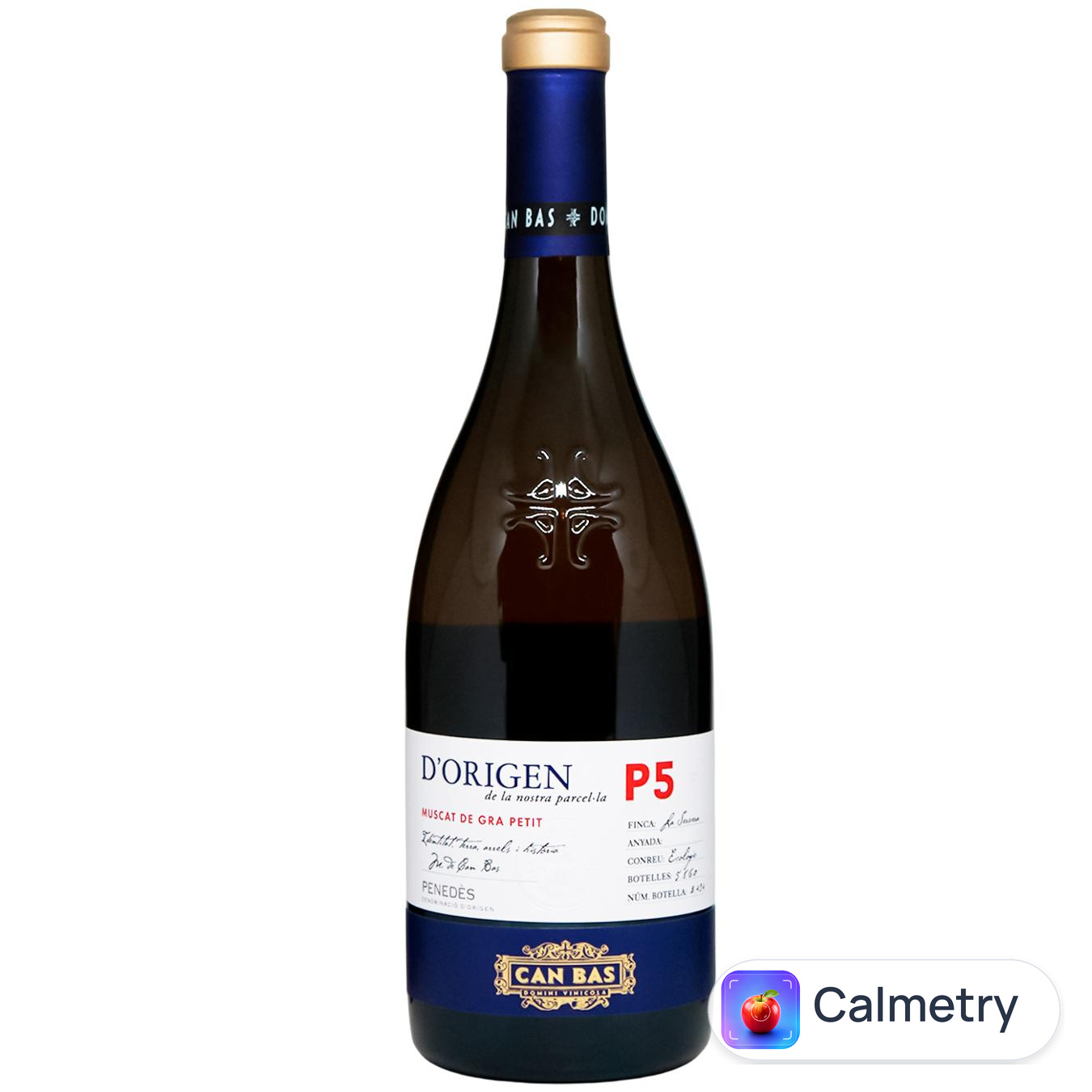 Вино Can Bas D'Origen Muscat P5 біле сухе 12% 0,75л