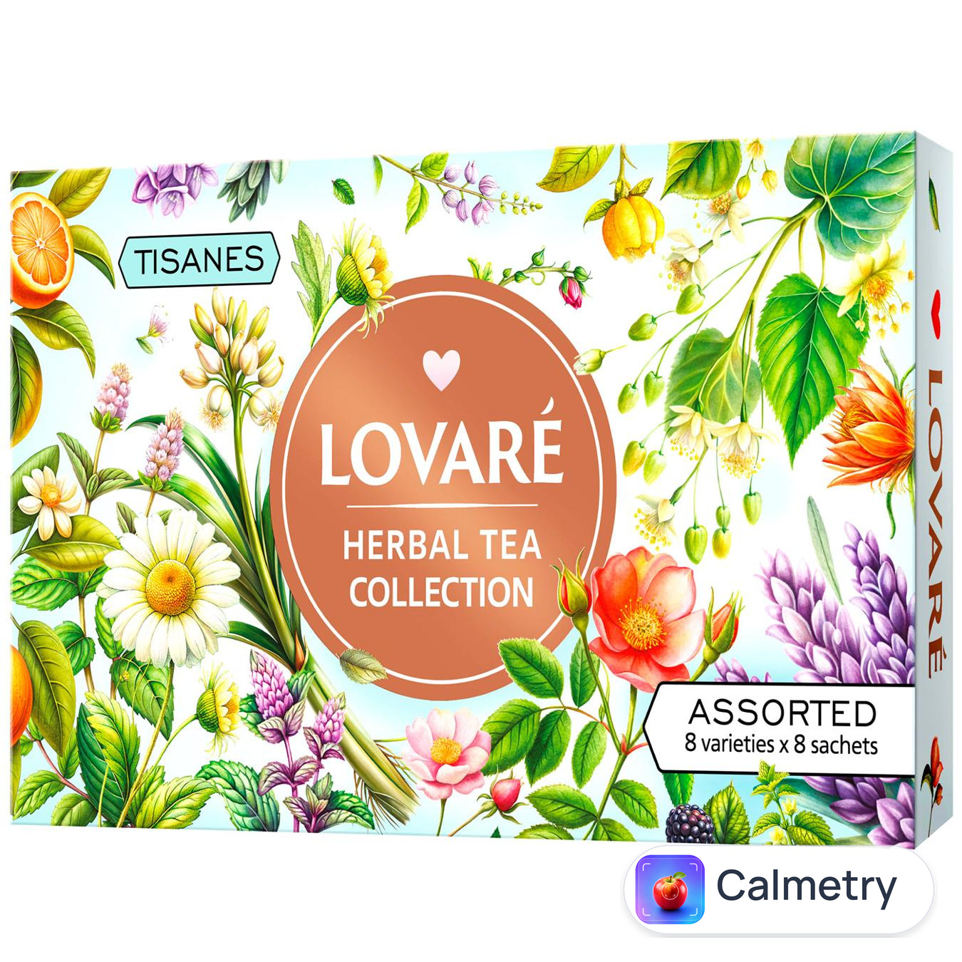 Набір чаю Lovare Herbal Tea Collection 96г 64шт — фото продукту