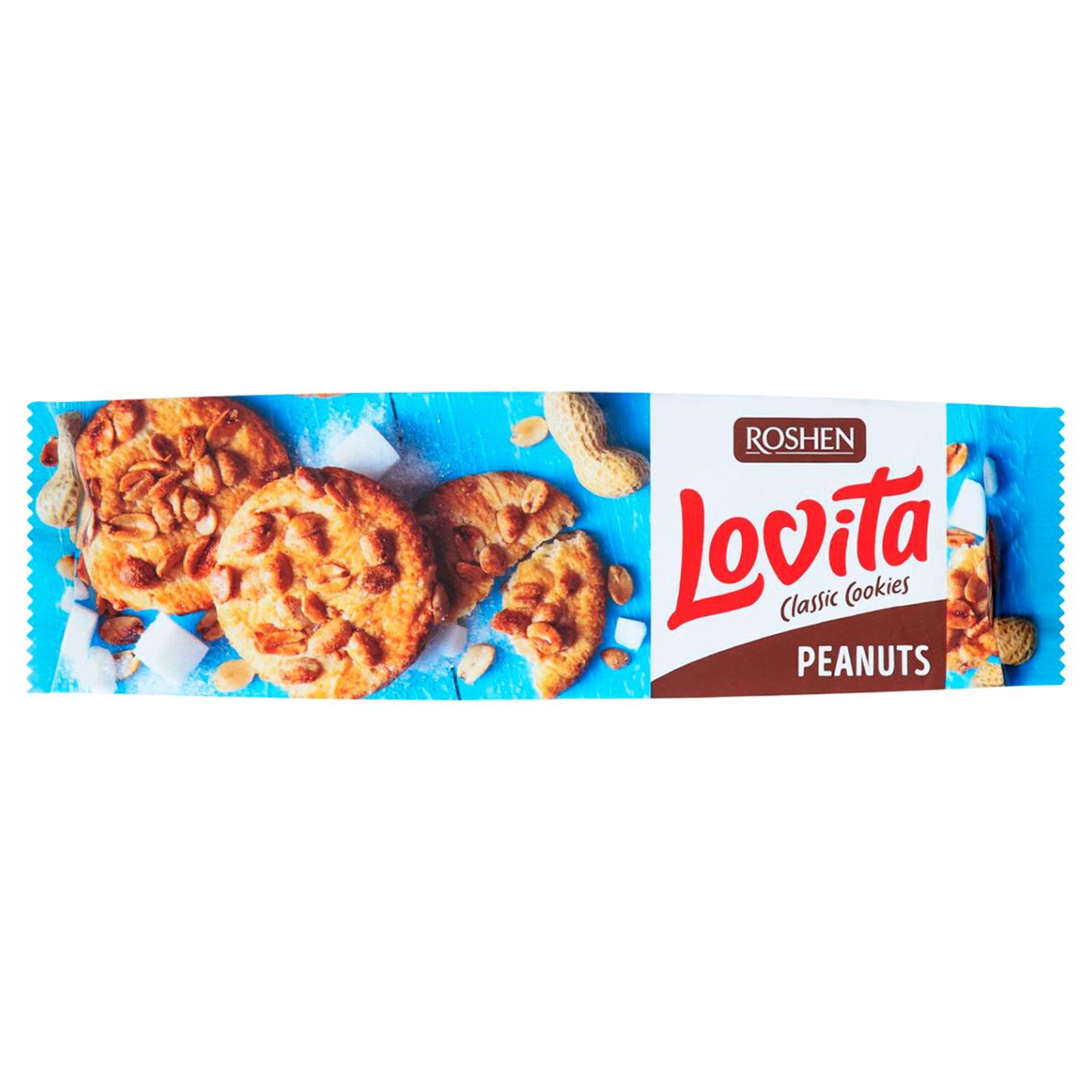 Печиво Roshen Lovita з арахісом 150г — фото продукту