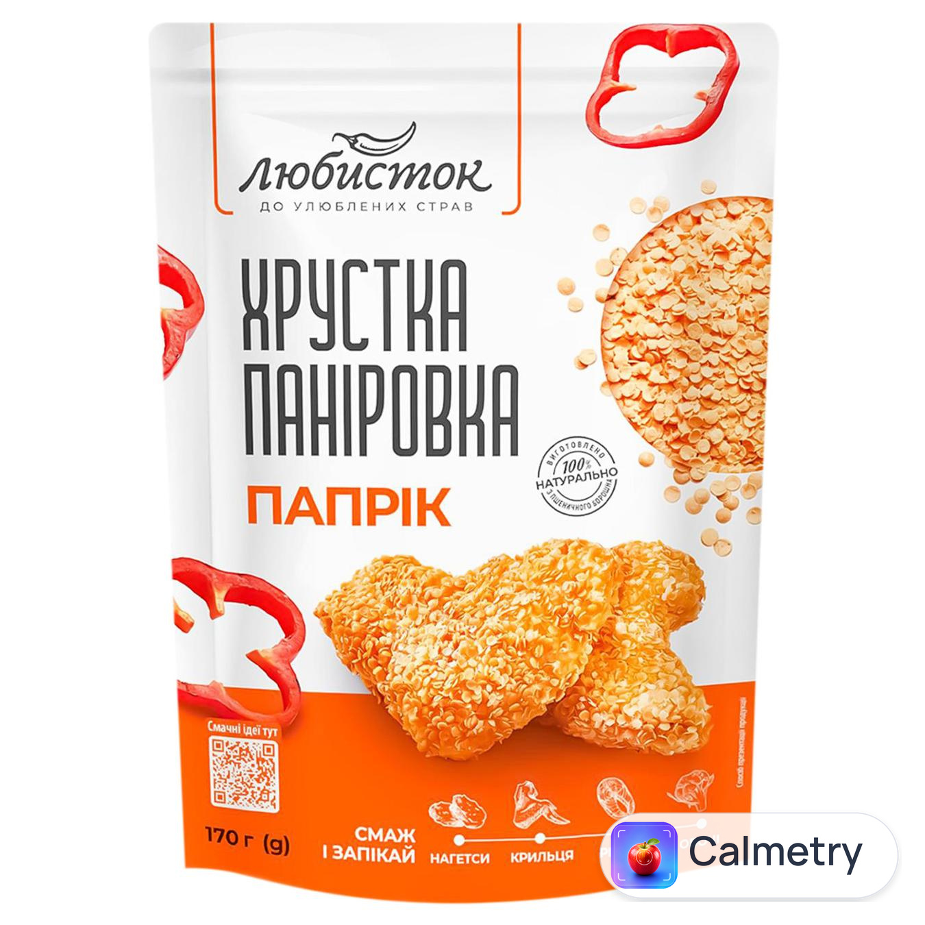 Паніровка Любисток Папрік хрустка 170г — фото продукту