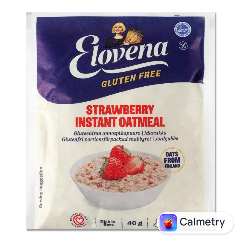 Каша вівсяна Elovena полуниця