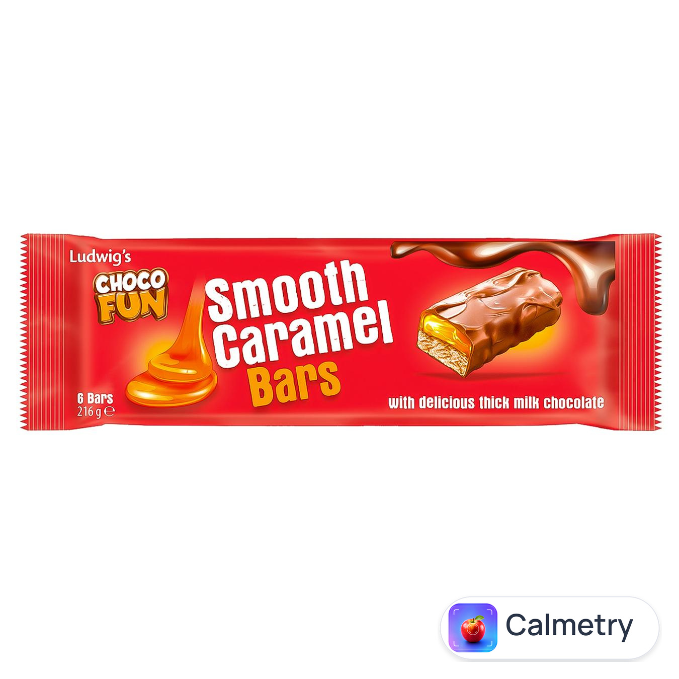 Батончики Choco Fun Smooth Caramel у молочному шоколаді 216г
