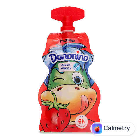 Йогурт Danonino полуничний збагачений Ca + D3 2,1%, 70г