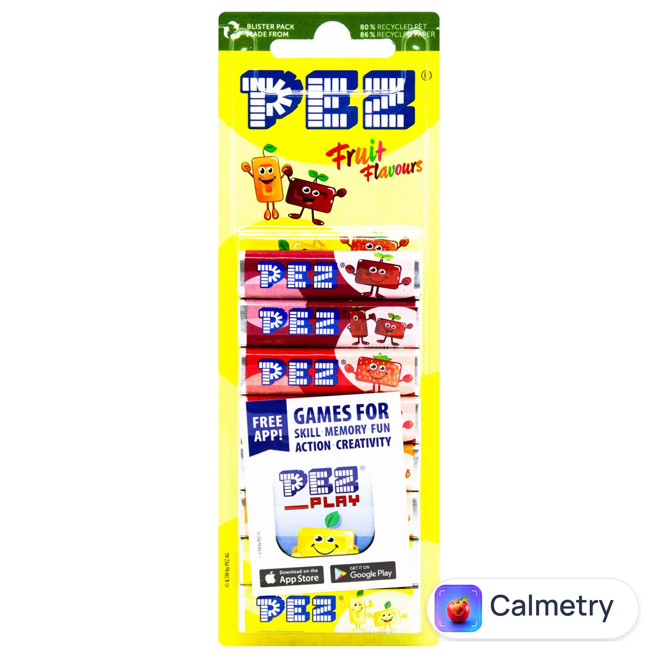 Цукерки PEZ фруктові 8,5г х 8шт 68г — фото продукту