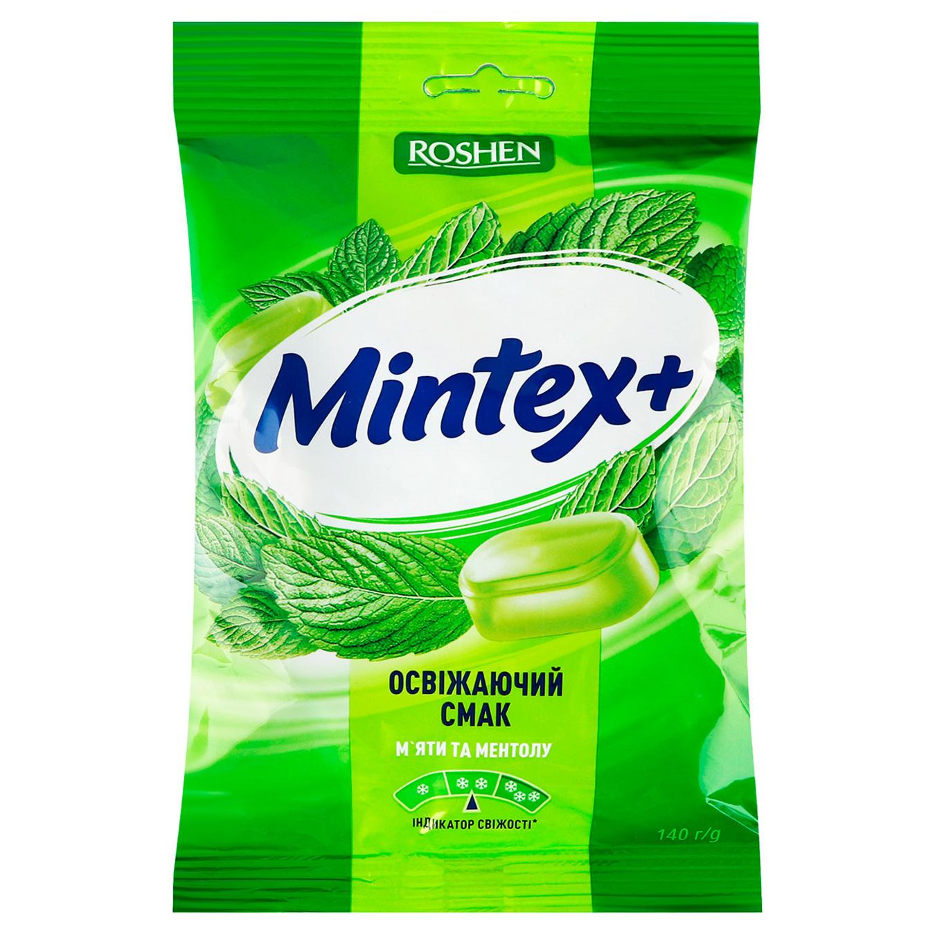 Цукерки Roshen Mintex+ М'ята 140г — фото продукту