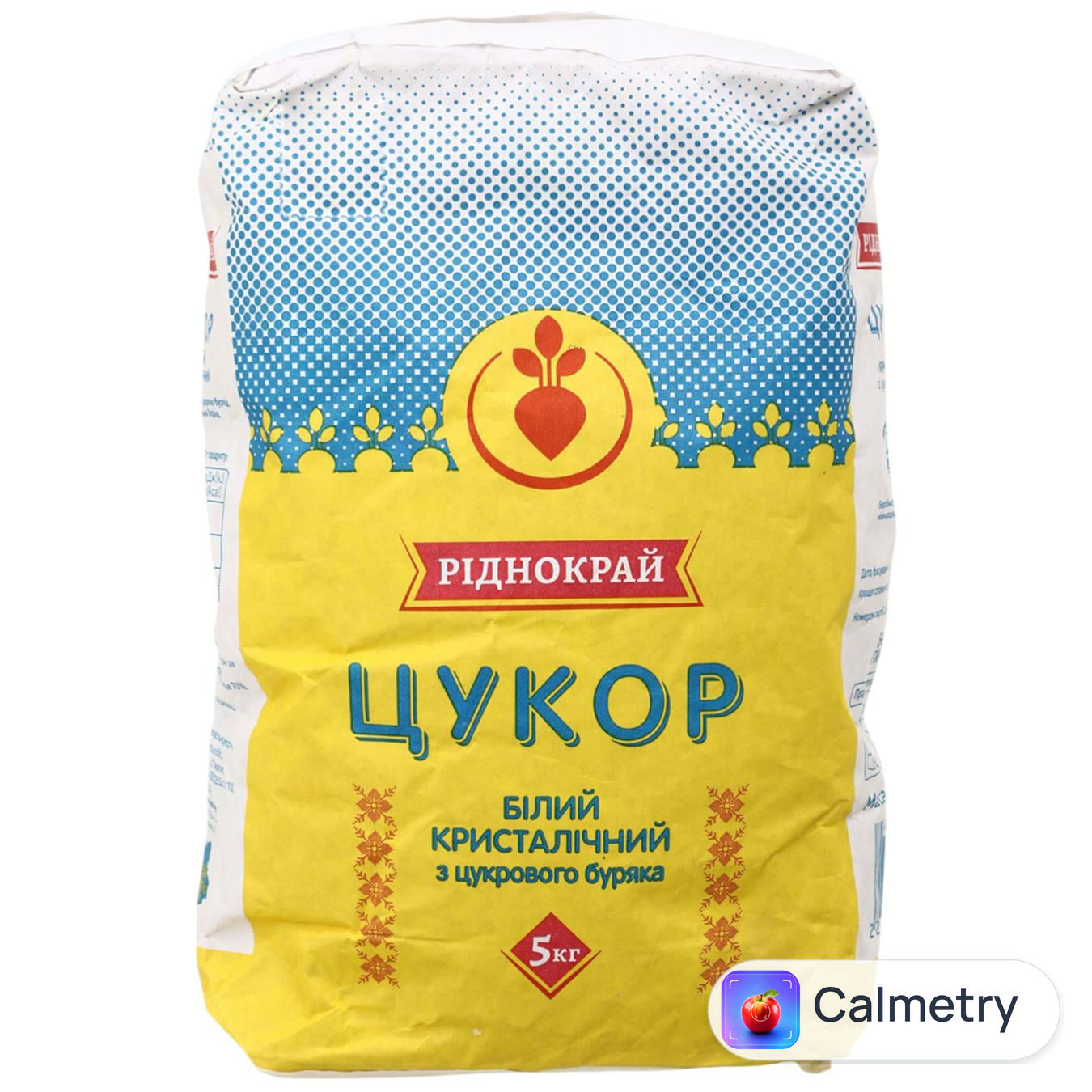 Цукор Ріднокрай білий кристалічний 5кг