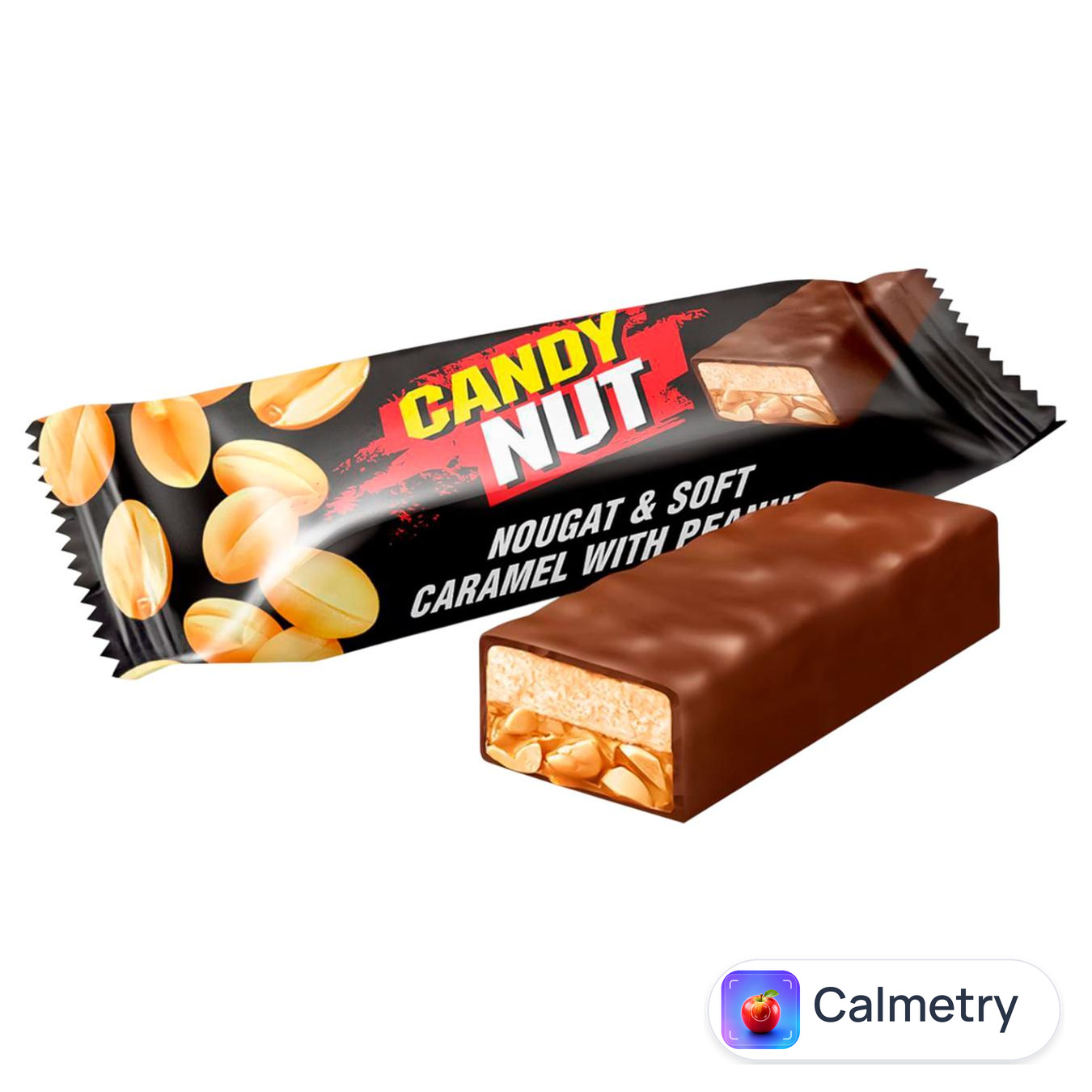 Цукерки Roshen Candy Nut нуга з арахісом та м`якою карамеллю