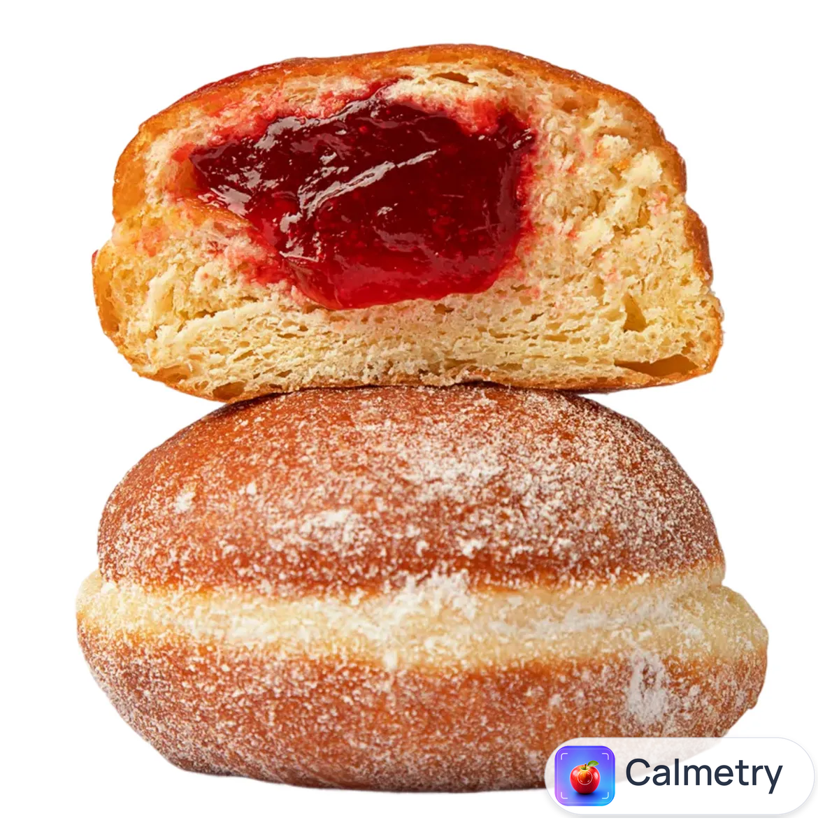 Пампух з малиновою начинкою