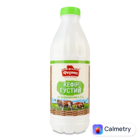 Кефір Ферма Густий по-фермерськи 2,5% пляшка
