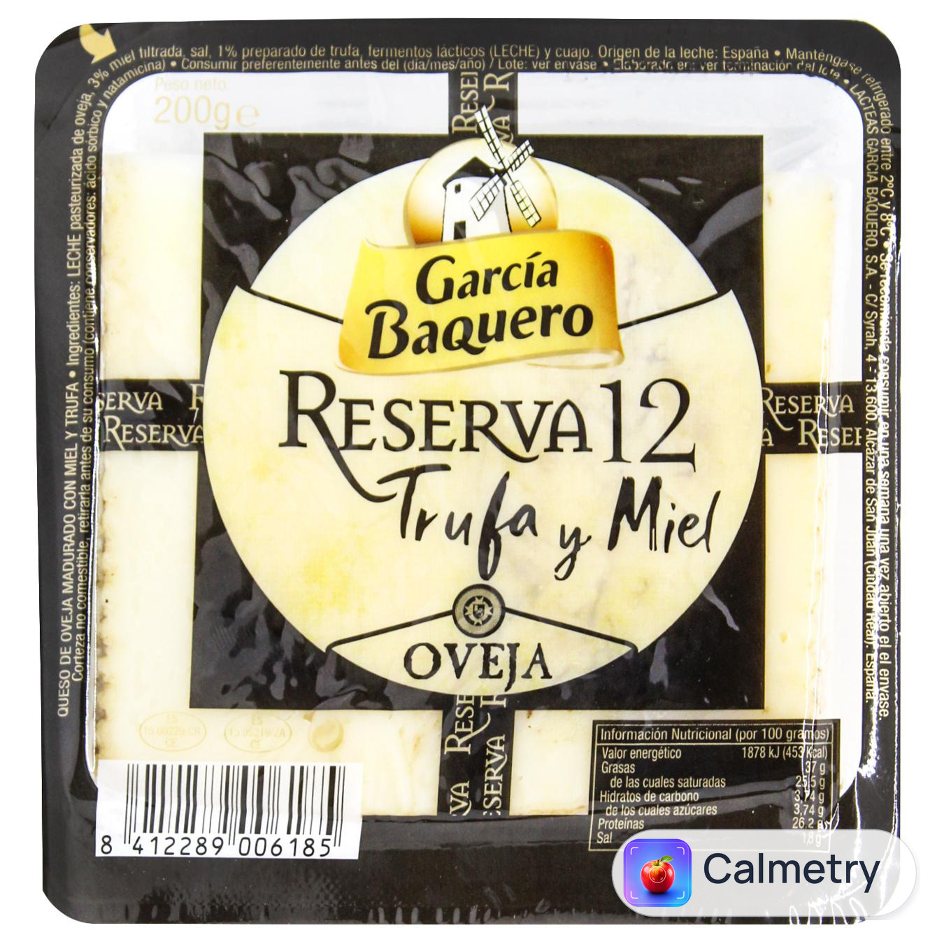 Сир Garcia Baquero Reserva овечий з трюфелем та медом 12 міс 200г — фото продукту