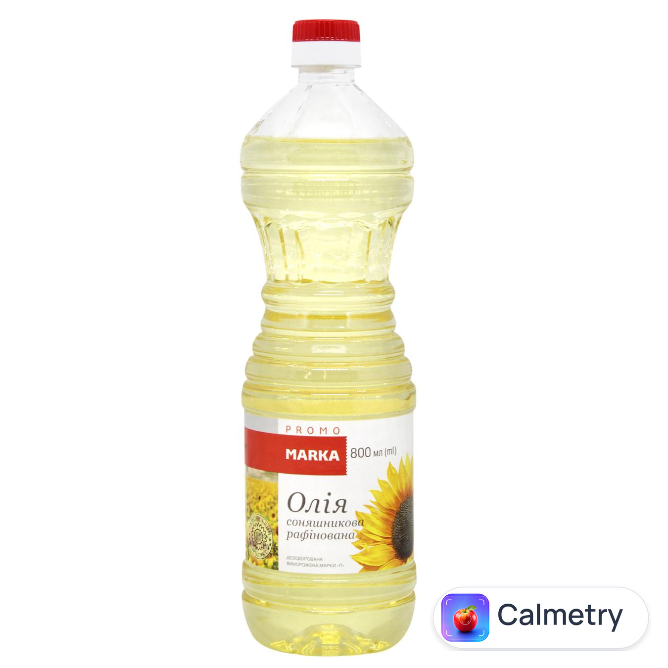 Олія соняшникова Marka Promo рафінована 0,8л — фото продукту