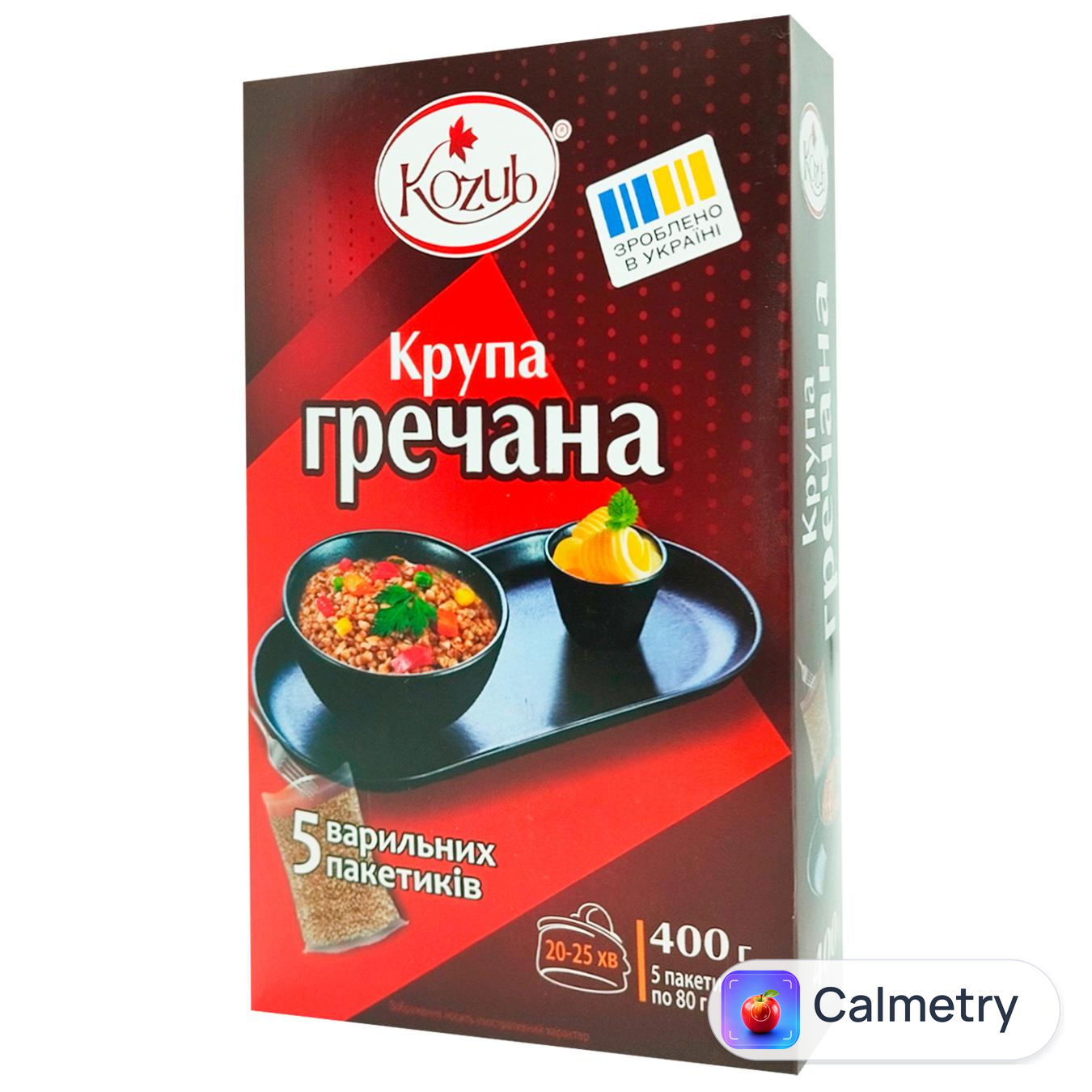 Крупа гречана Козуб 80г 5шт