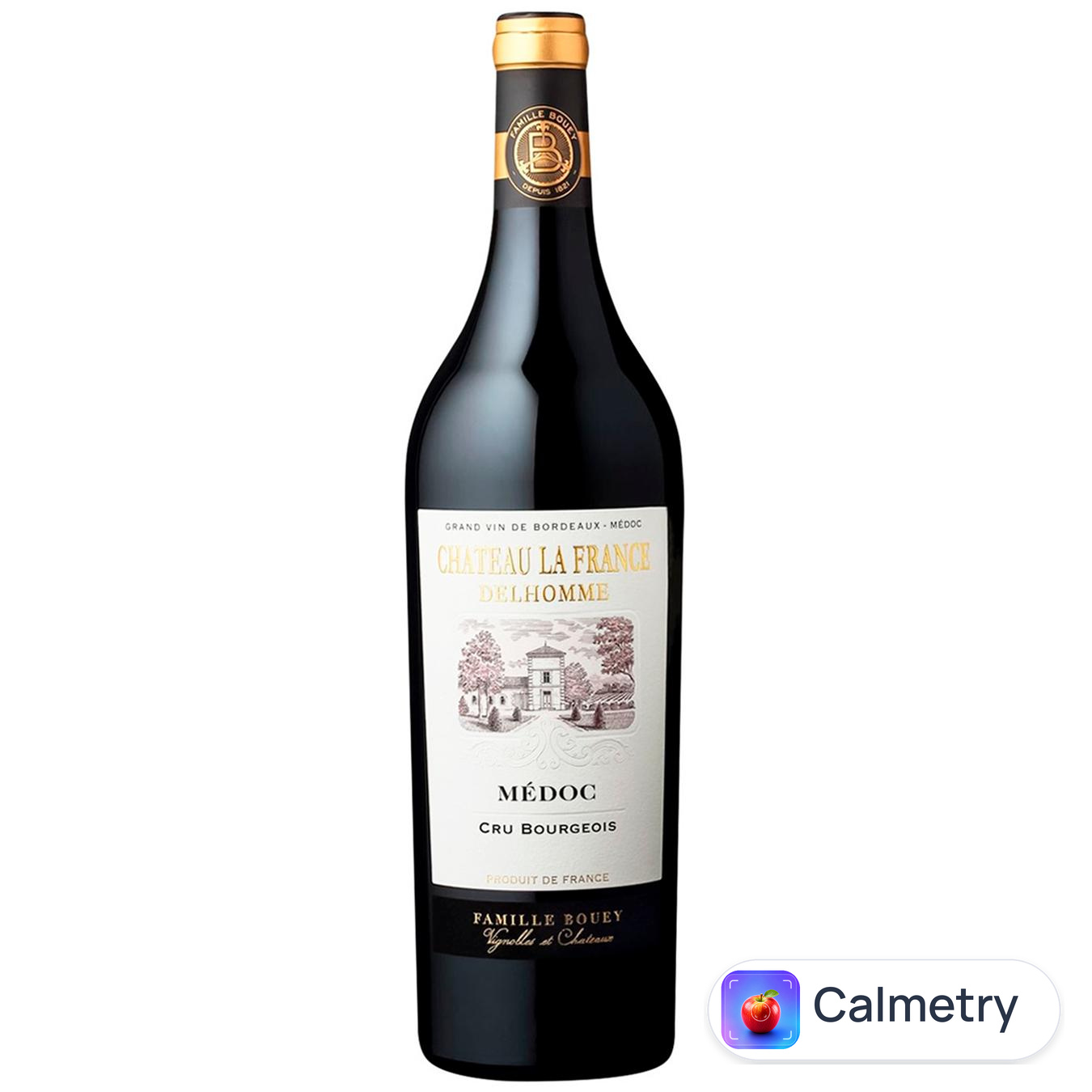 Вино Maison Bouey Chateau la France Delhomme червоне сухе 13% 0,75л