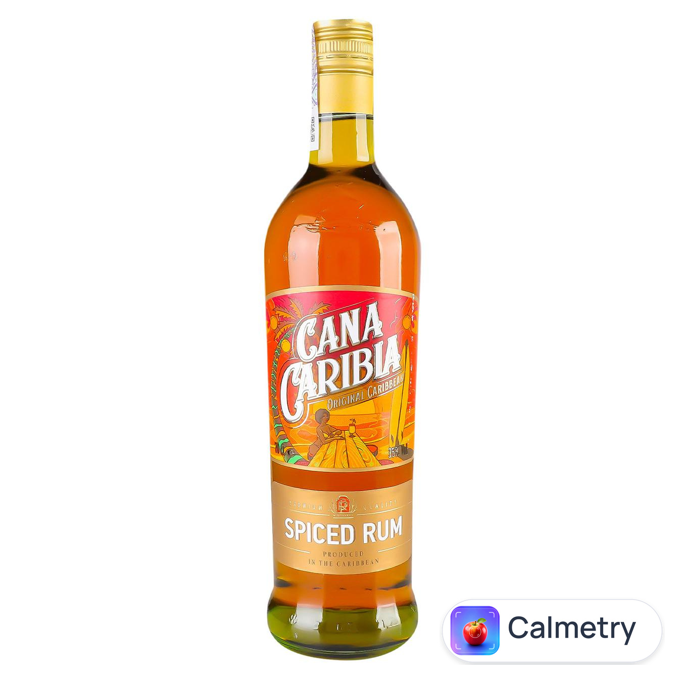 Ромовий напій Cana Caribia Spiced Gold 35% 0,7л — фото продукту
