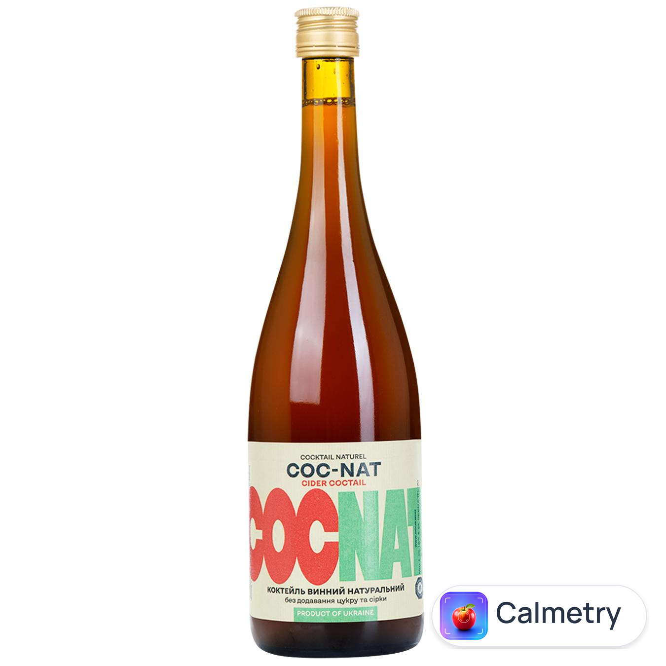 Напій винний Веселий Дідусь COC-NAT Cider білий солодкий 5-8% 0,75л