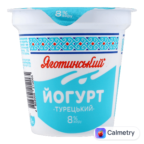 Йогурт Яготинський Турецький 8%, стакан, 260г