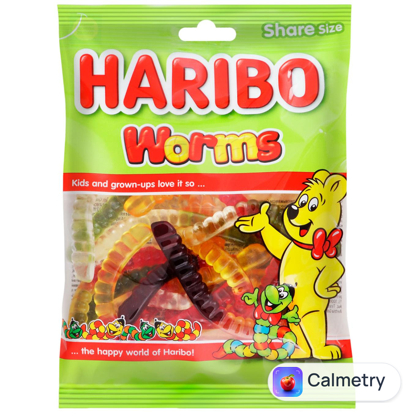 Цукерки Haribo Worms желейні 150г — фото продукту
