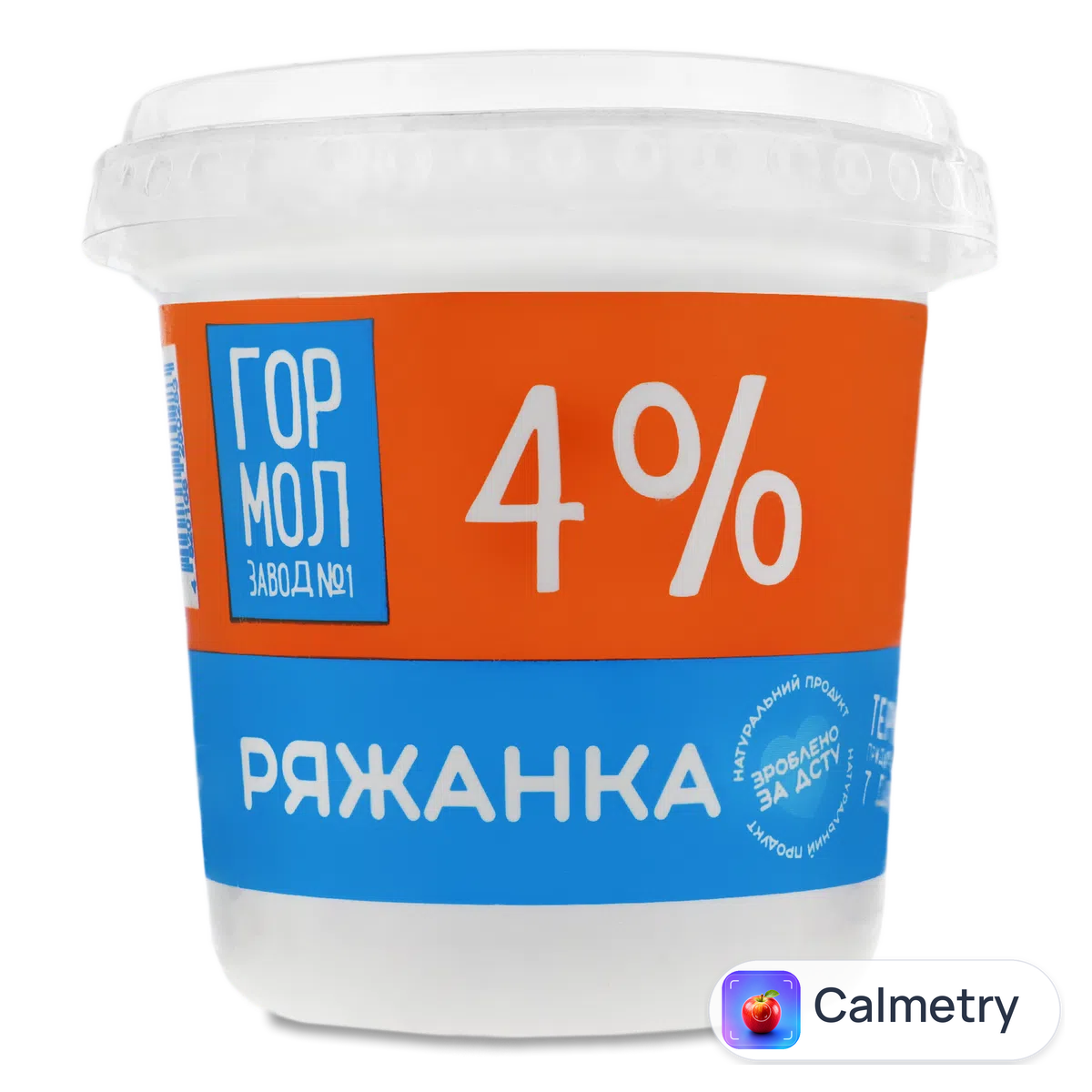 Ряжанка Міськмолзавод №1 4% 350г