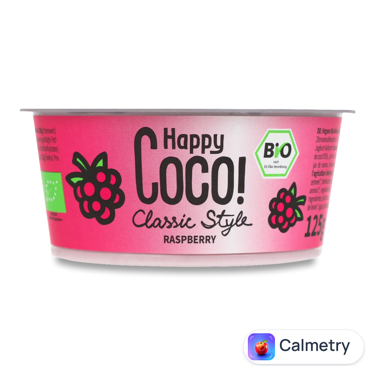 Десерт кокосовий Happy Coco! з малиною 125г