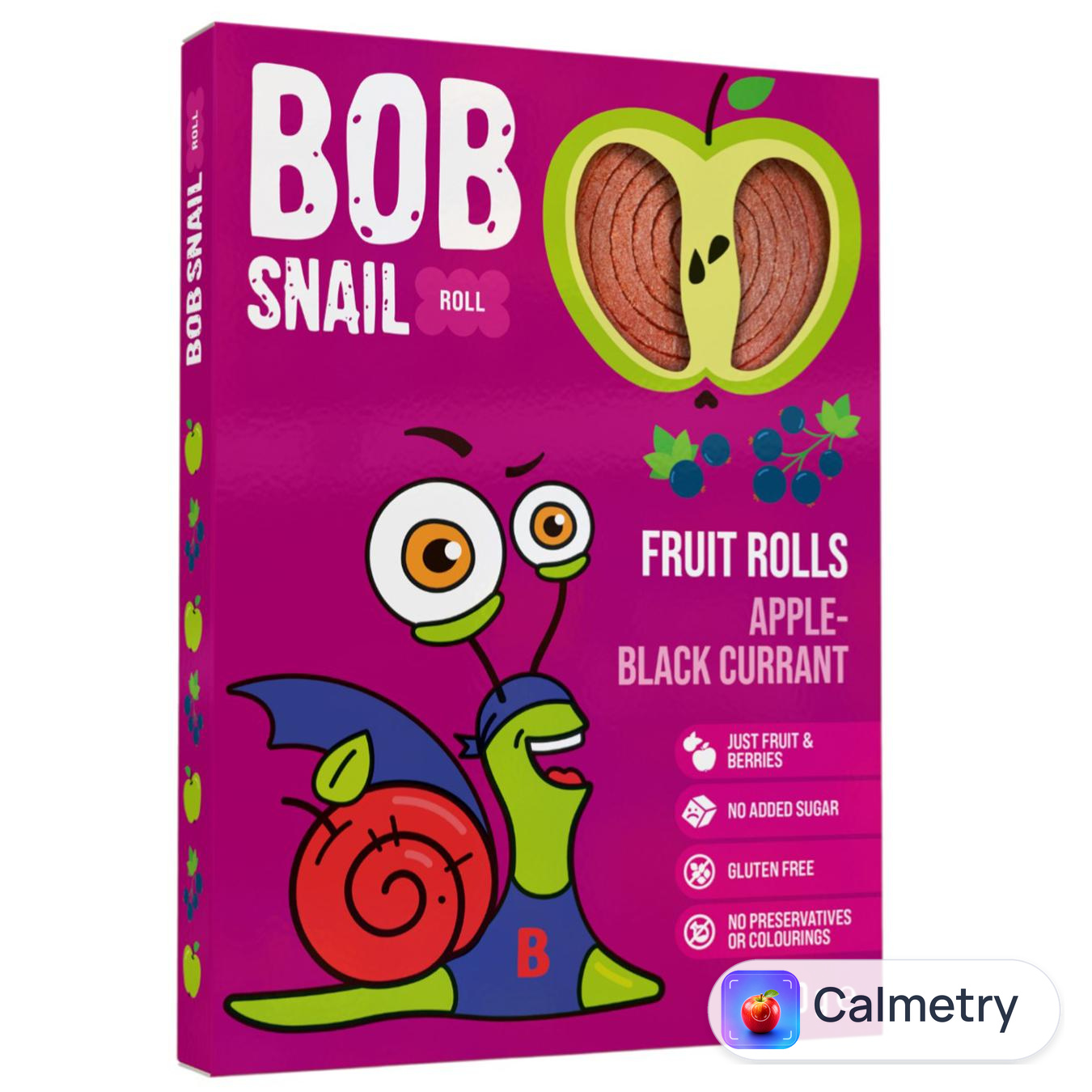 Цукерки Bob Snail Яблуко-смородина 60г — фото продукту