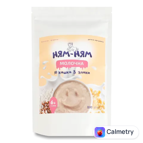 Каша 3 злаки Ням-Ням молочна з цукром