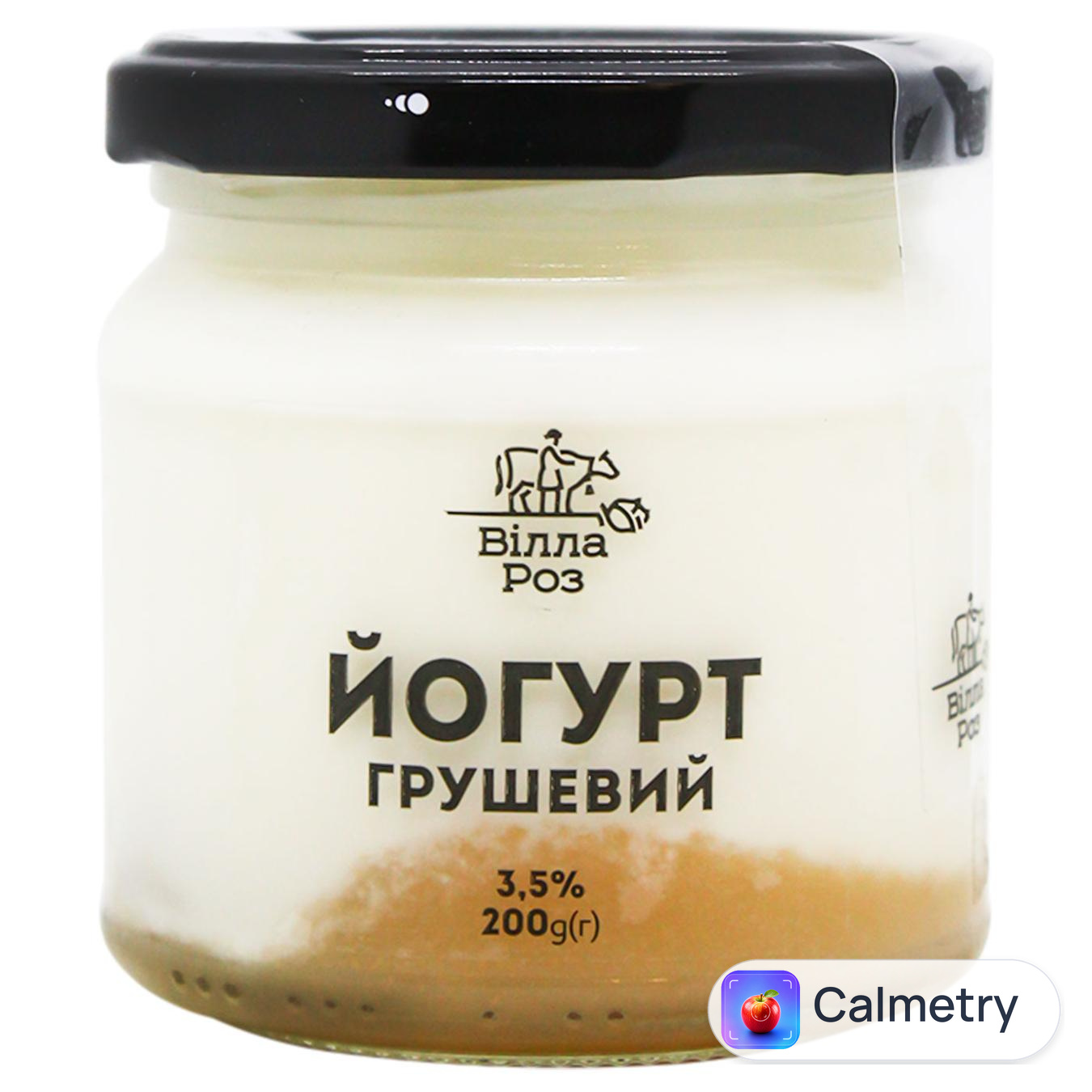Йогурт Вілла Роз груша 3,5% 200г