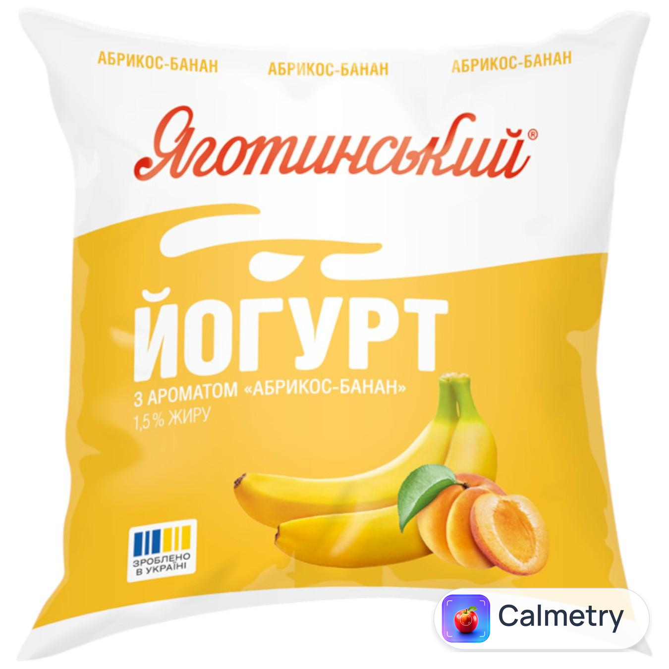Йогурт Яготинський Абрикос-банан 1,5% 400г