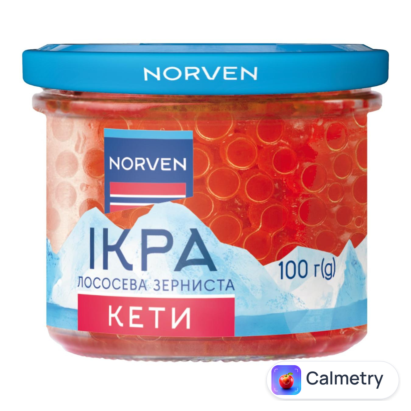 Ікра Norven кети лососева зерниста 100г
