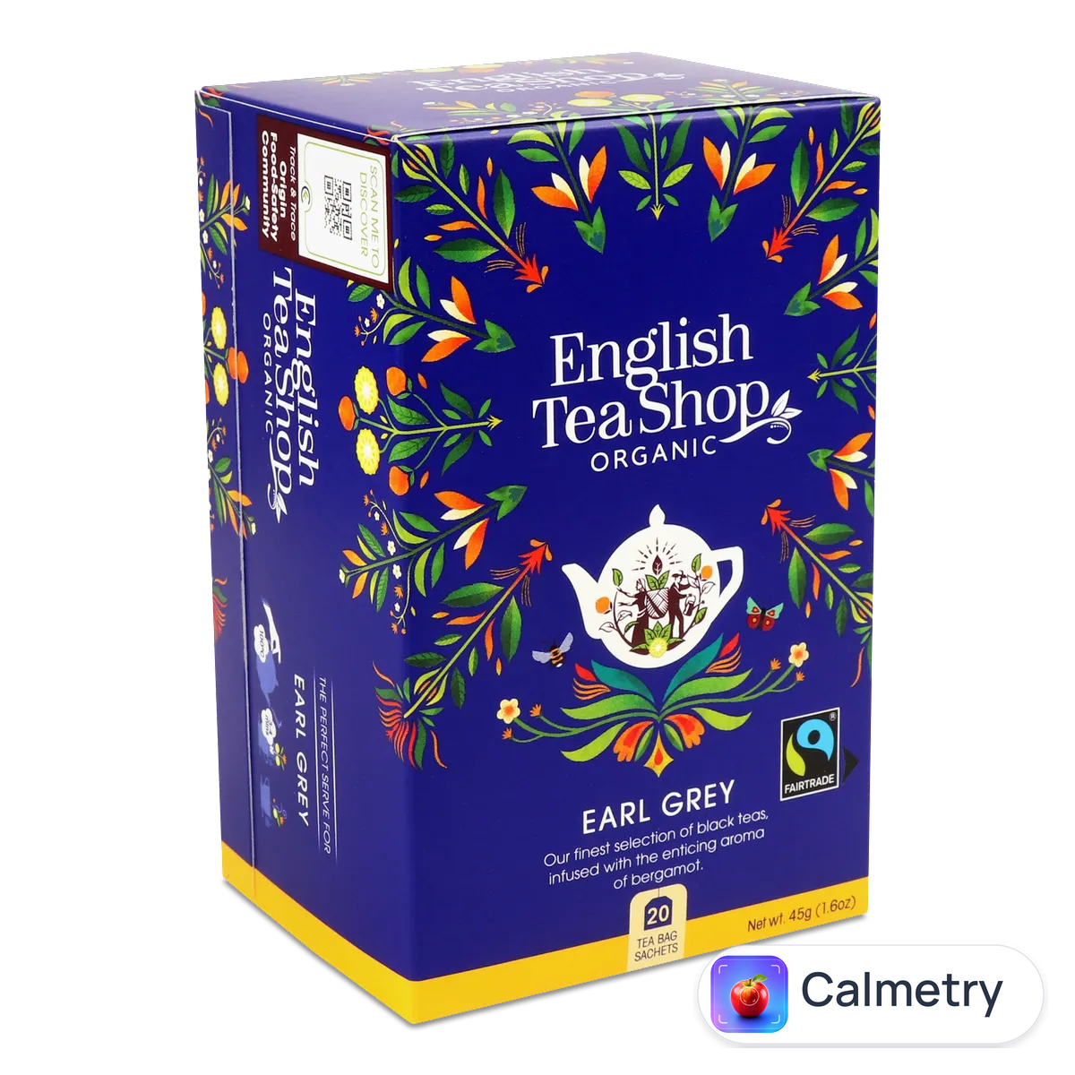 Чай чорний English Tea Shop Earl Grey органічний 20*2,25г