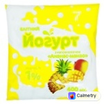 Йогурт 7 Ананас-манго 1% 400г