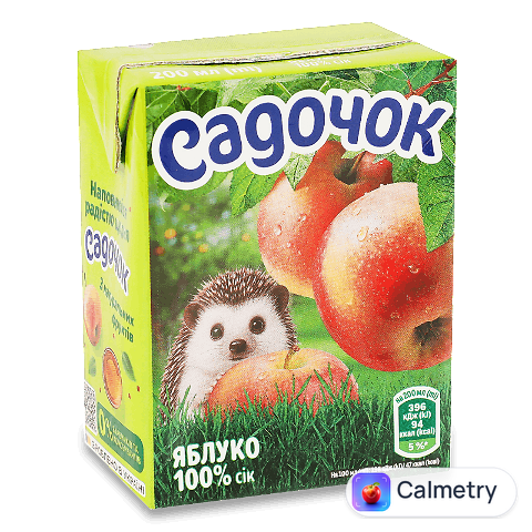 Сік «Садочок» яблучний, 0,2л