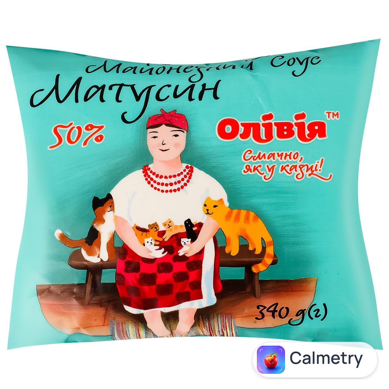 Соус «Олівія» «Матусин» майонезний 50% 340г