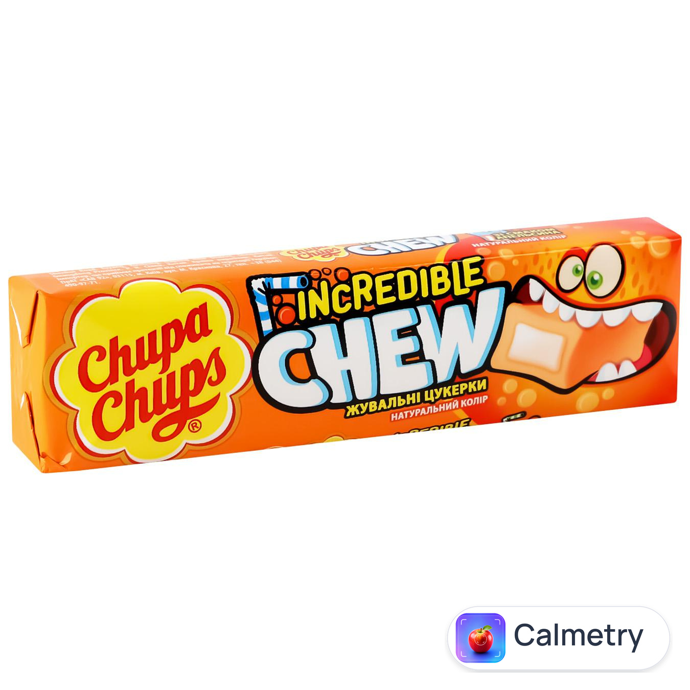 Цукерки жувальні Chupa Chups Неймовірний апельсин 45г — фото продукту