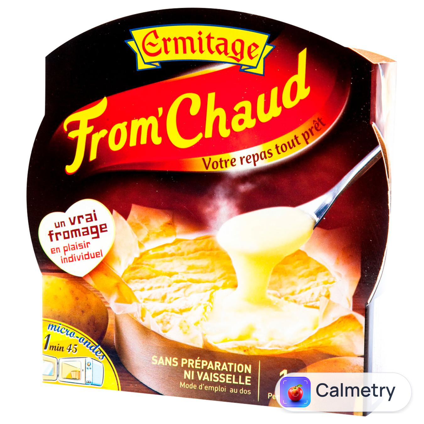 Сир Ermitage From'Chaud з білою пліснявою 60% 125г