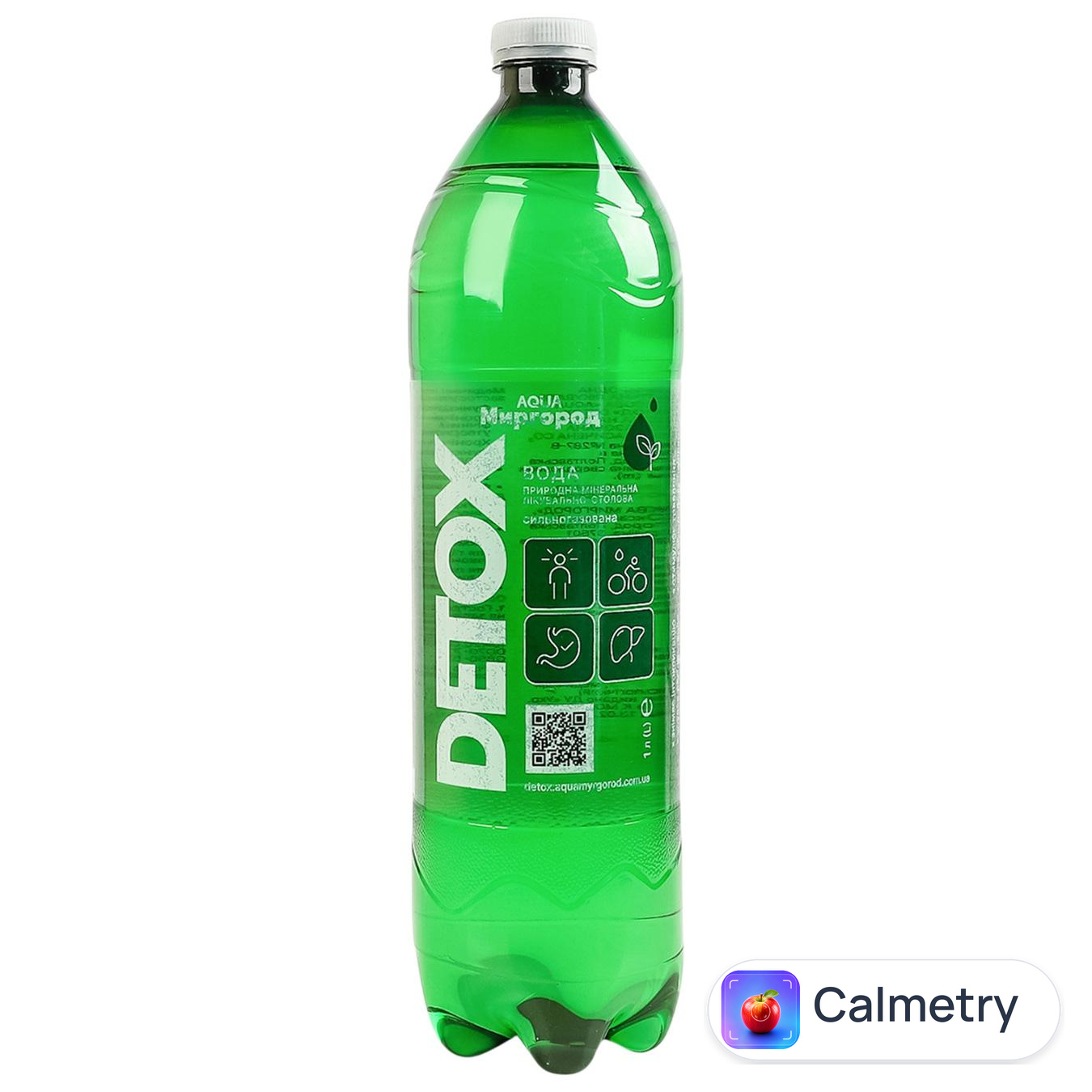 Вода мінеральна Aqua Миргород Detox сильногазована 1л
