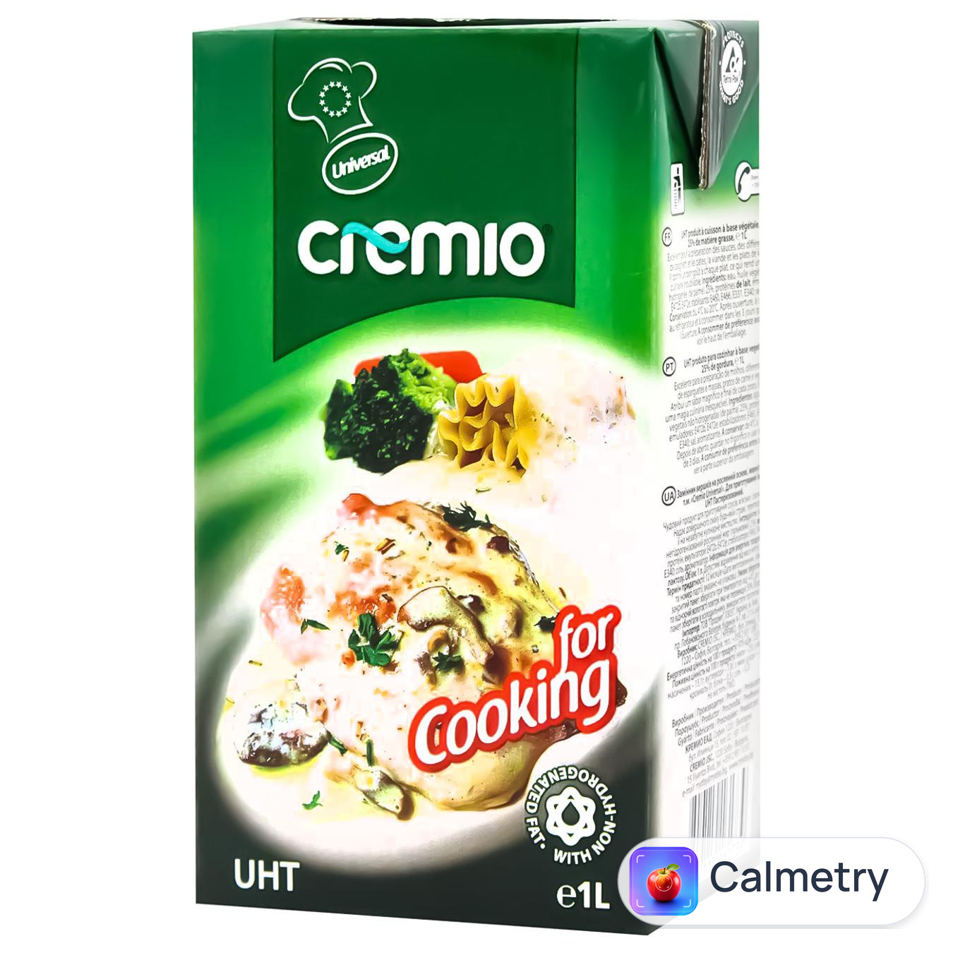 Замінник вершків Cremio Universal на рослинній основі 25% 1л