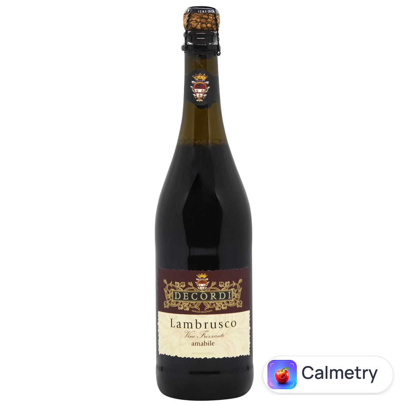 Вино ігристе Decordi Lambrusco Amabile червоне напівсолодке 8% 0,75л