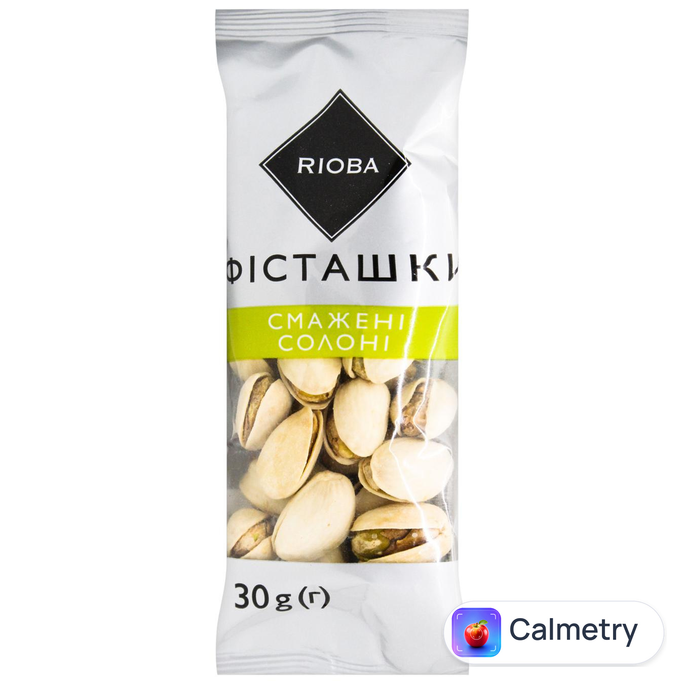 Фісташки Rioba смажені солоні 30г