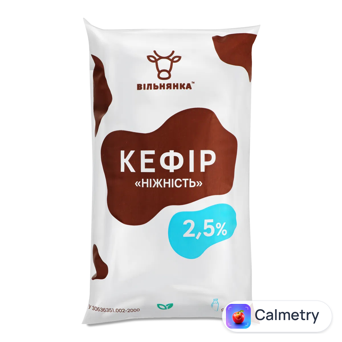 Кефір «Вільнянка» «Ніжність» 2,5% п/е 910г