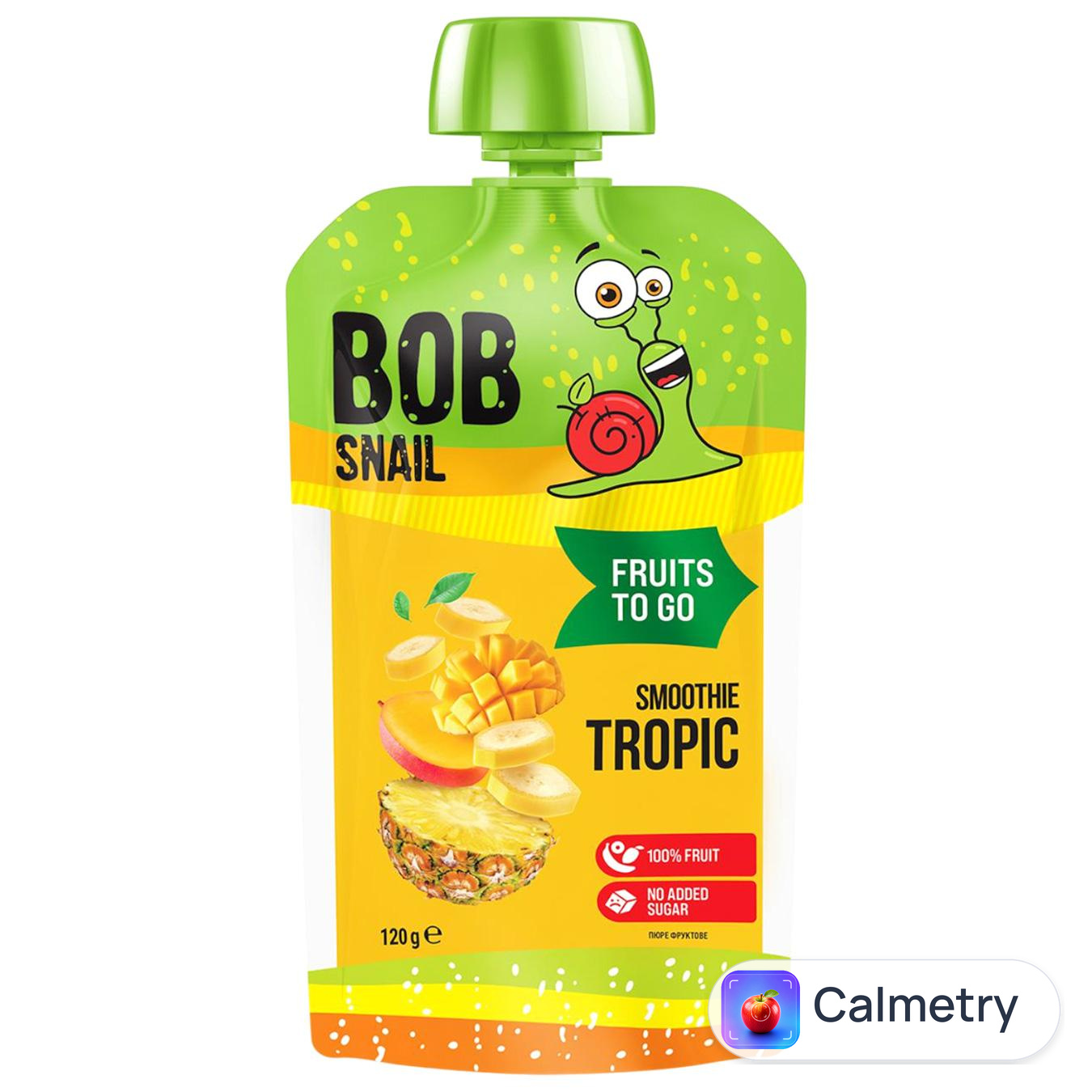 Смузі Bob Snail банан-ананас-манго 120г