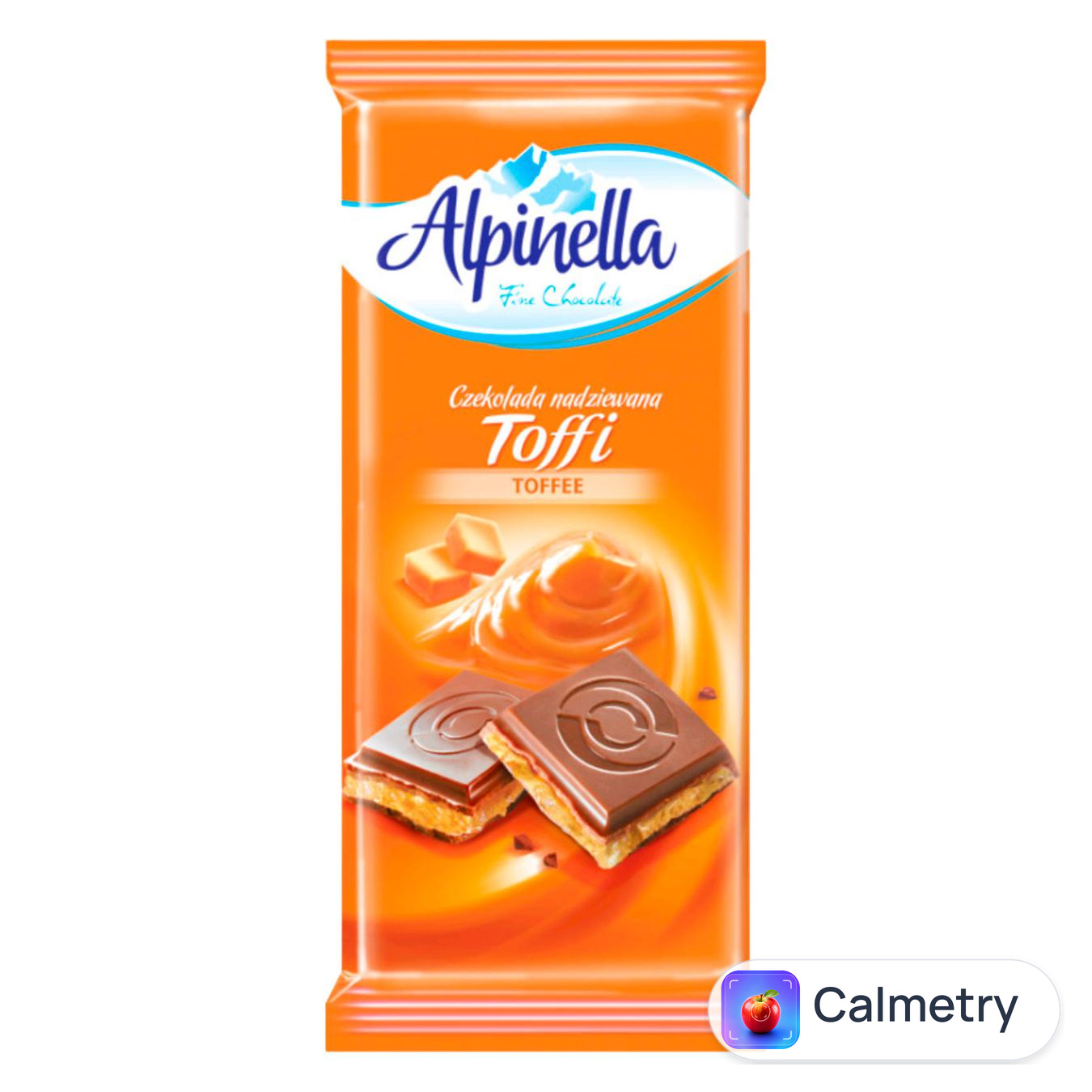 Шоколад молочний Alpinella Toffi 100г