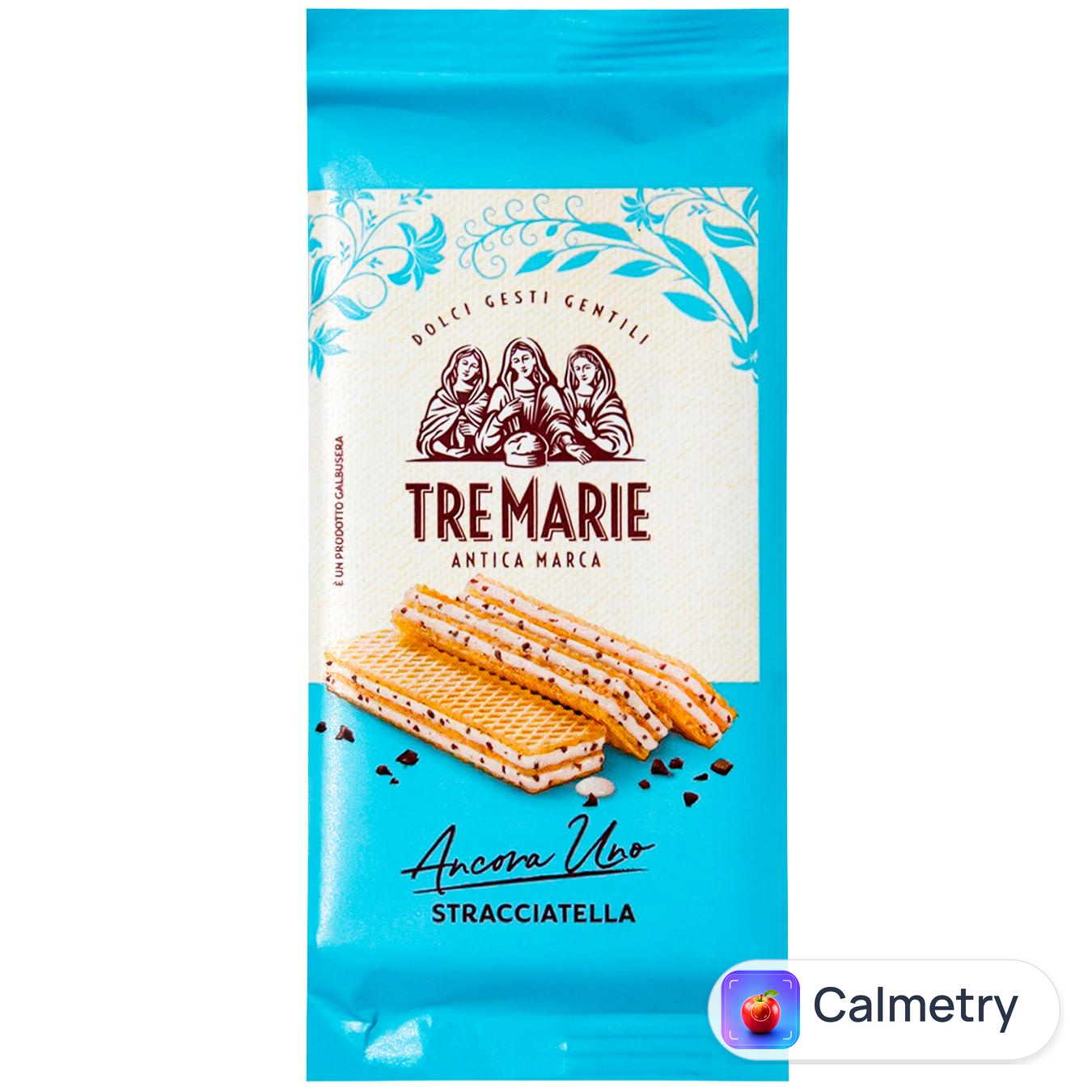 Вафлі Tre Marie з начинкою страчателла з молочним кремом та шоколадними пластівцями 36г