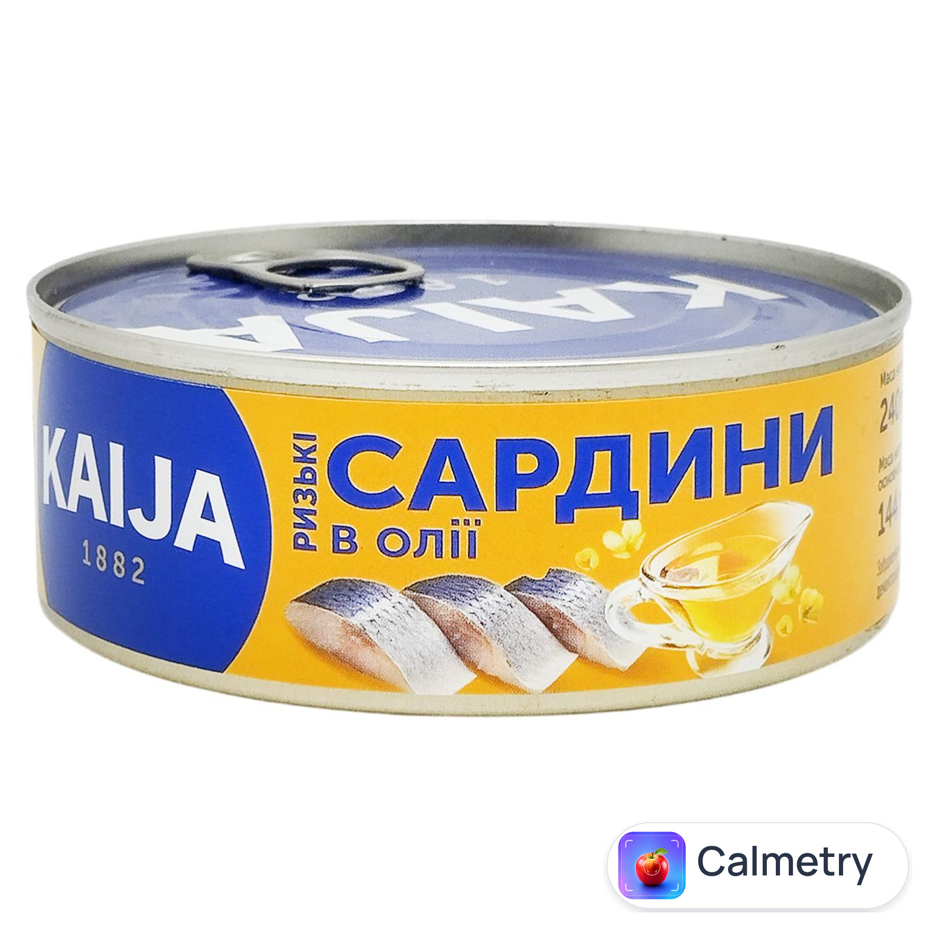 Сардини Kaija Атлантичні в олії 240г — фото продукту