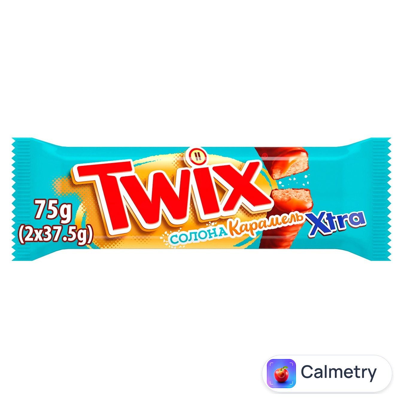 Батончик шоколадний Twix Xtra Солона карамель 75г