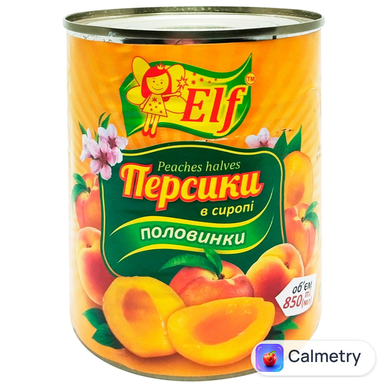Персики Elf половинки в сиропі 850мл